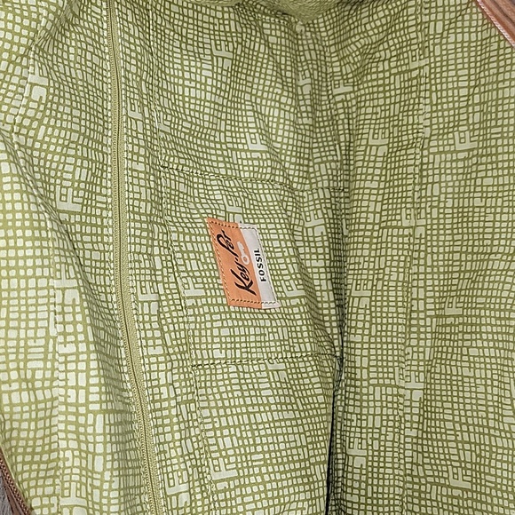 Fossil Key-Per Multi-color Floral Coated Canvas Weekender Bag - Picture 14 of 15